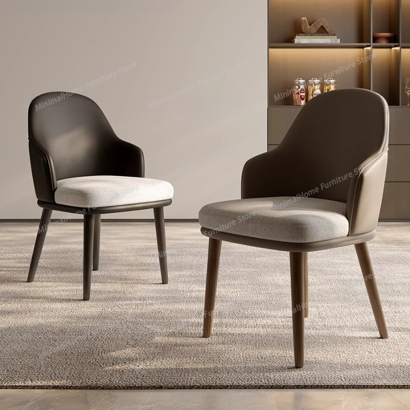 Home Office Interior Design - Stołki barowe Nowoczesne drewniane meble dekoracyjne