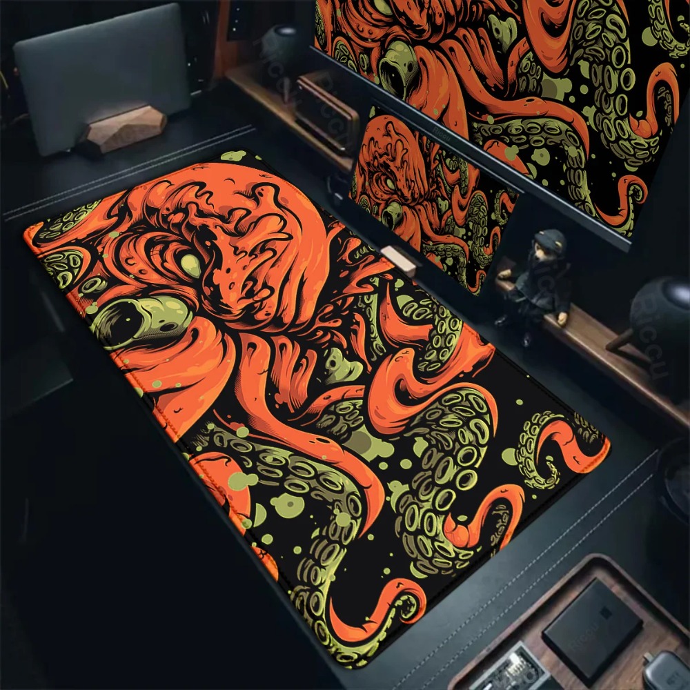 Mousepad Xl Extended - Podkładka pod mysz Octopus Monster, duża,