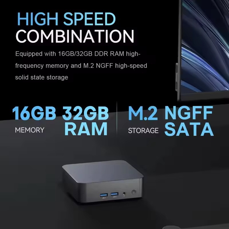 Mini PC Core N95, 16GB SSD, Wi – Home Office Layout recenzja i cena