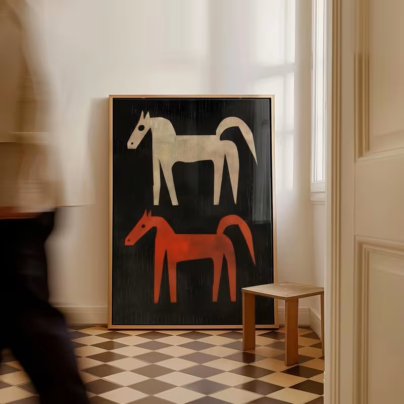 Plakat na płótnie ze zwierzęta – Home Office Interior Design recenzja i cena