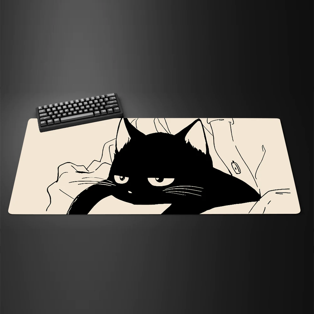Black Ink Cat Anime Mouspad XL – Mousepad Xl Extended recenzja i cena