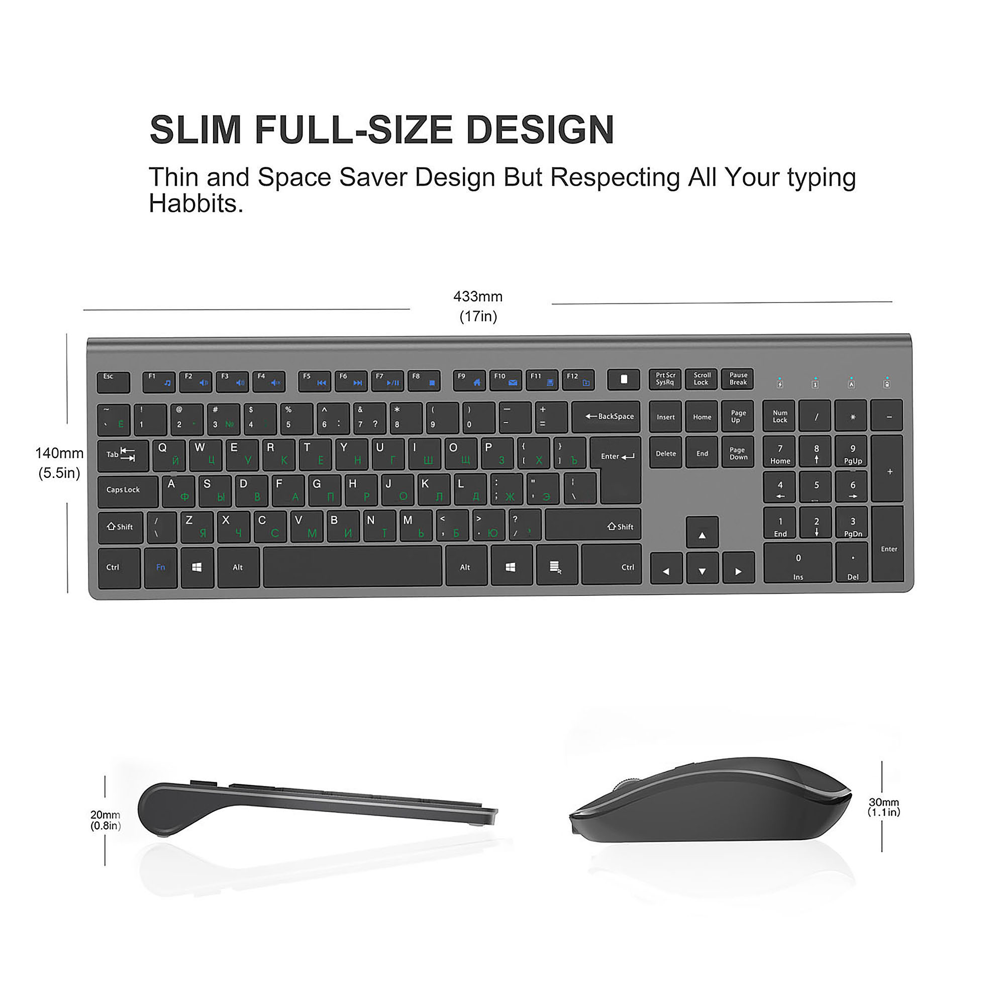 2.4G akumulatorowa bezprzewodo – Home Office Layout recenzja i cena