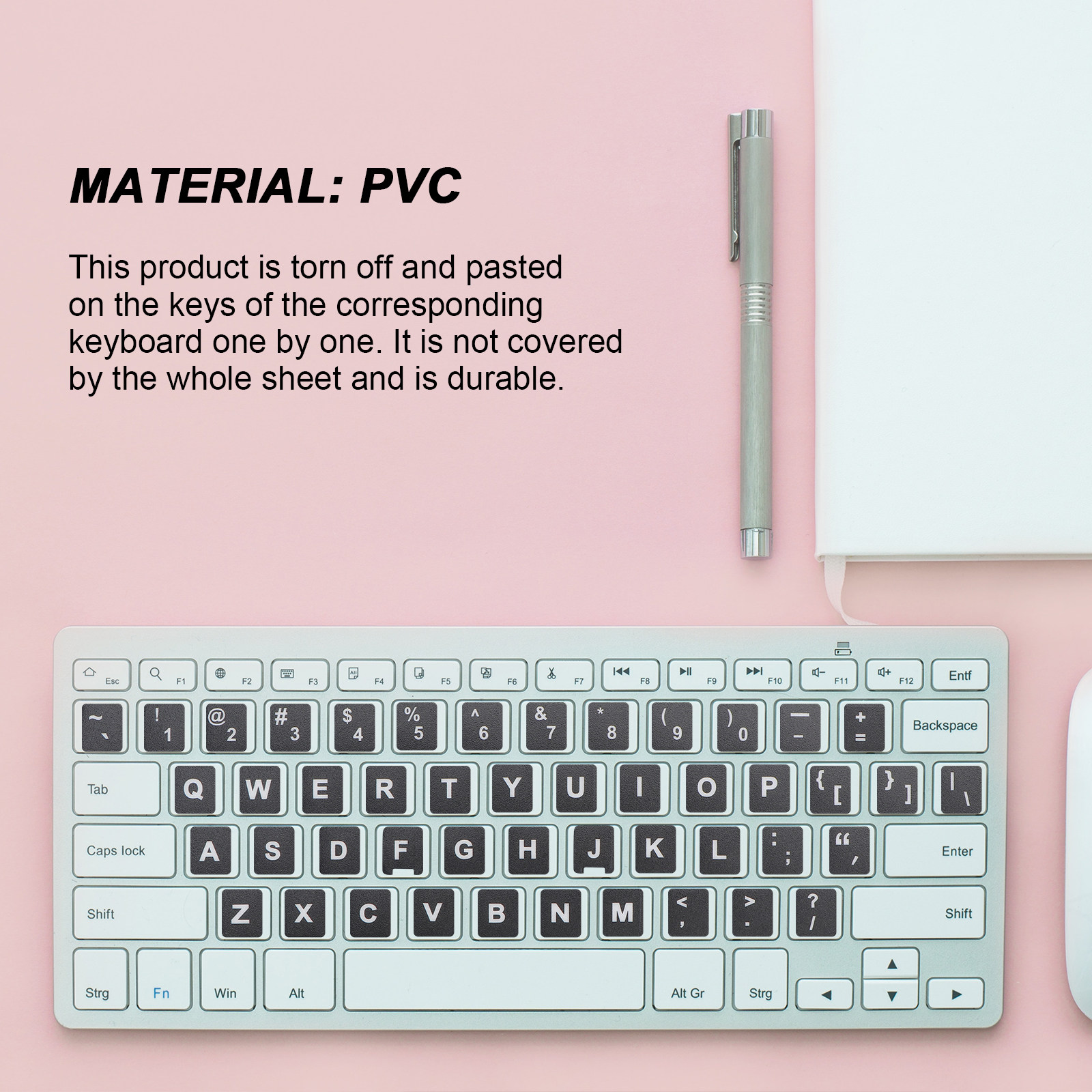 10 szt. Naklejki na klawiaturę – Home Office Layout recenzja i cena