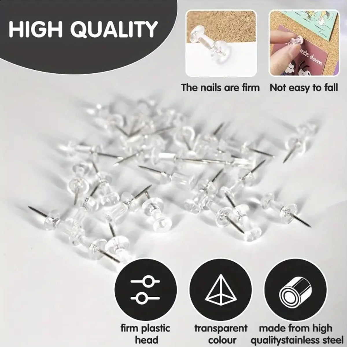 100/200/500/1000 szt. pinezek  – Home Office Head recenzja i cena